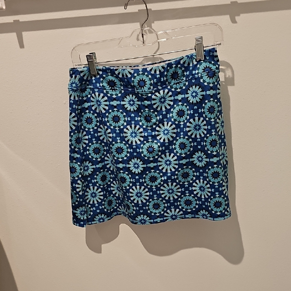 Floral Blue Skirt